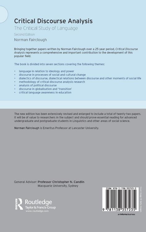 Produktbild: Critical Discourse Analysis