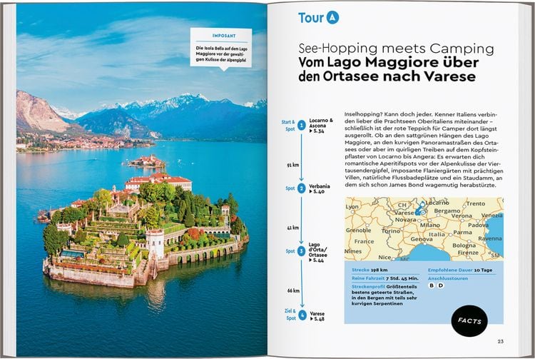 Produktbild: MARCO POLO Camper Guide Lombardei, Piemont & Ligurien