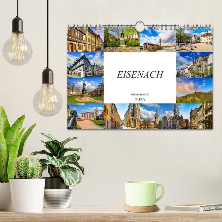 Produktbild: Eisenach Impressionen (Wandkalender 2026 DIN A4 quer), CALVENDO Monatskalender