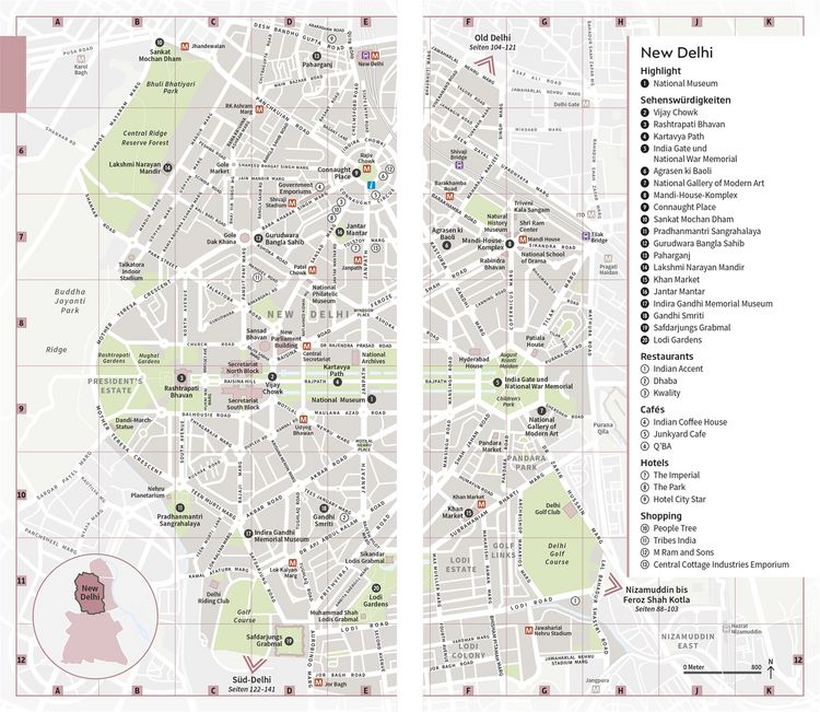Produktbild: Vis-&agrave;-Vis Reisef&uuml;hrer Delhi, Agra & Jaipur