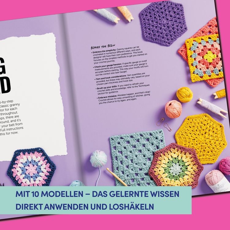 Produktbild: Das gro&szlig;e Granny Square H&auml;kelbuch