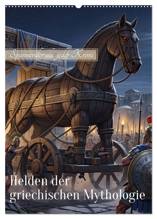 Produktbild: Helden der griechischen Mythologie (Wandkalender 2027 DIN A2 hoch), CALVENDO Monatskalender