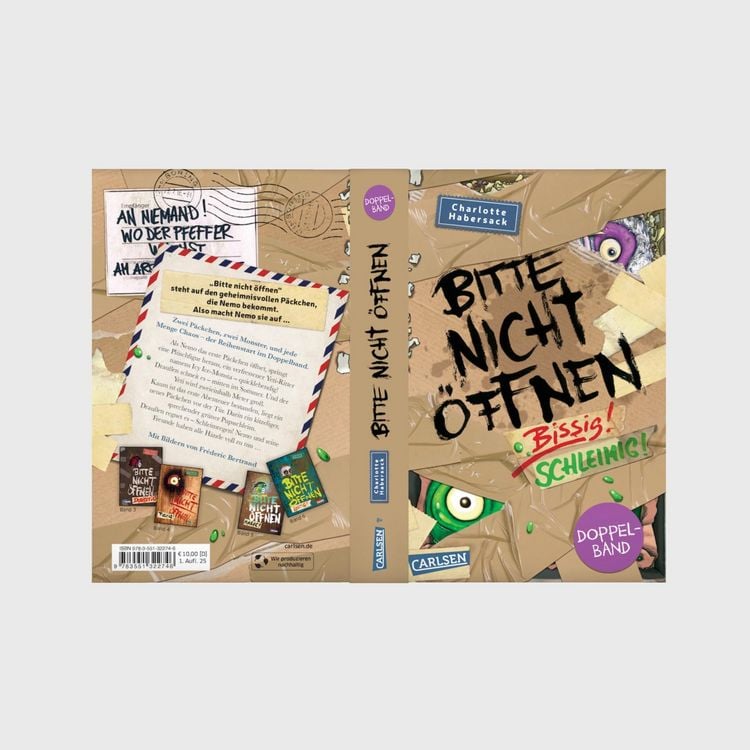 Produktbild: Bitte nicht öffnen: Doppelband (Enthält die Bände 1: Bissig!, 2: Schleimig!)