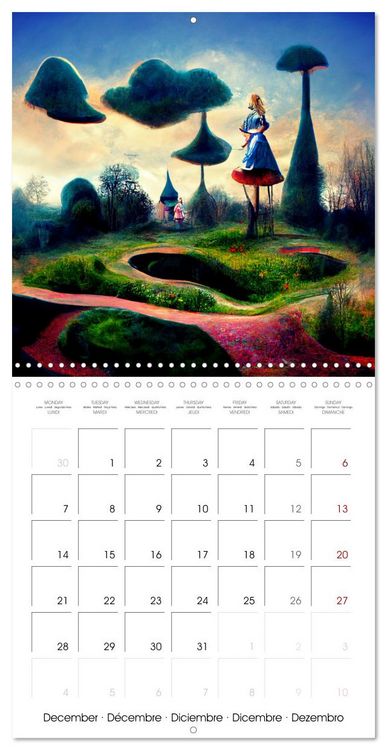 Produktbild: Alice's magic road (Wall Calendar 2026 12 &times; 12 Inch) CALVENDO 12 Month Wall Calendar
