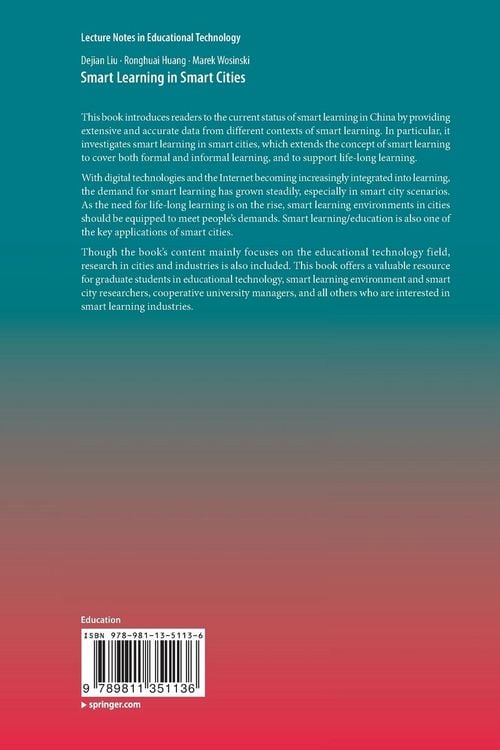 Produktbild: Smart Learning in Smart Cities