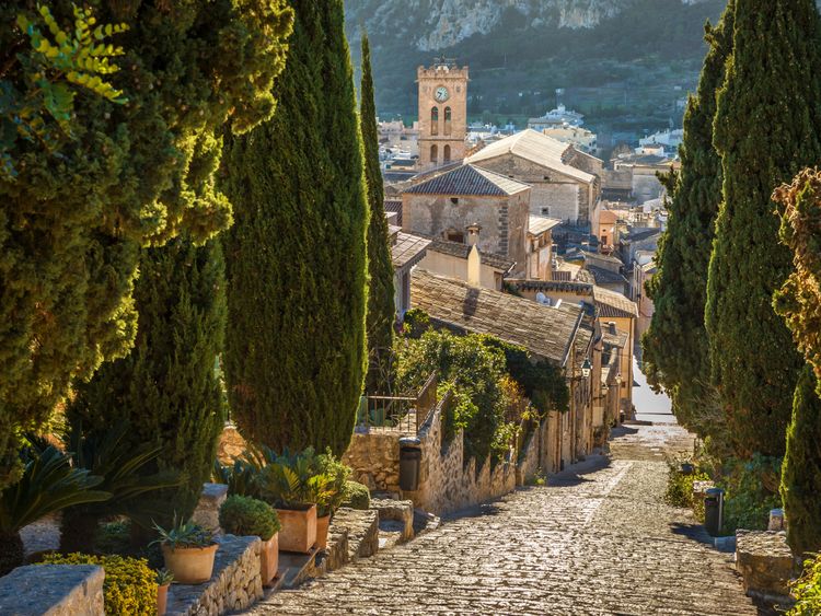 Produktbild: CALVENDO Puzzle Kreuzweg zum Kalvarienberg in Pollenca auf Mallorca 1000 Teile Lege-Gr&ouml;&szlig;e 64 x 48 cm Foto-Puzzle Bild von Christian M&uuml;ringer