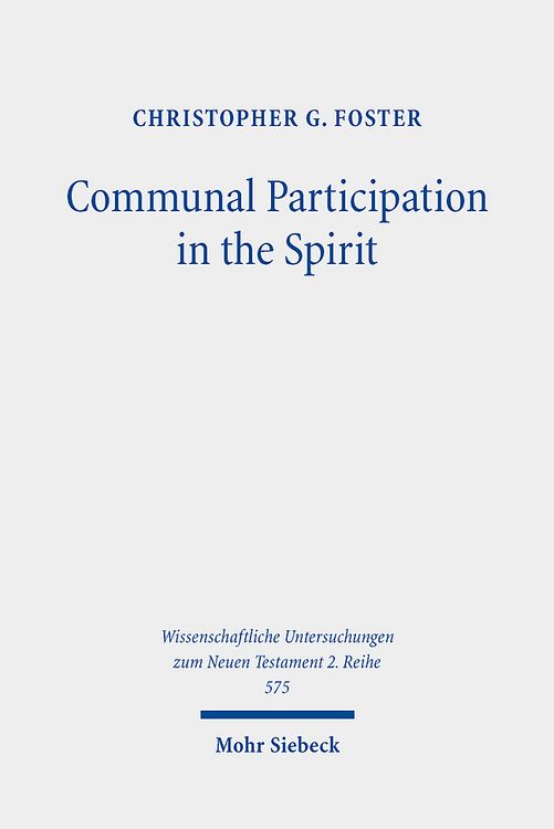 Produktbild: Communal Participation in the Spirit