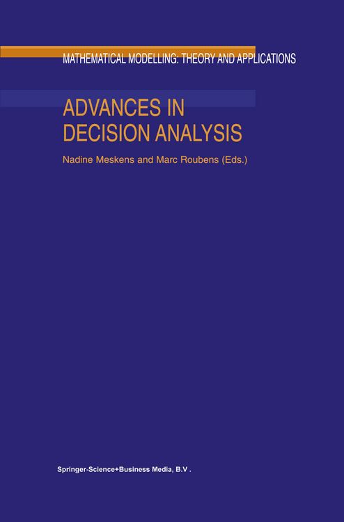 Produktbild: Advances in Decision Analysis
