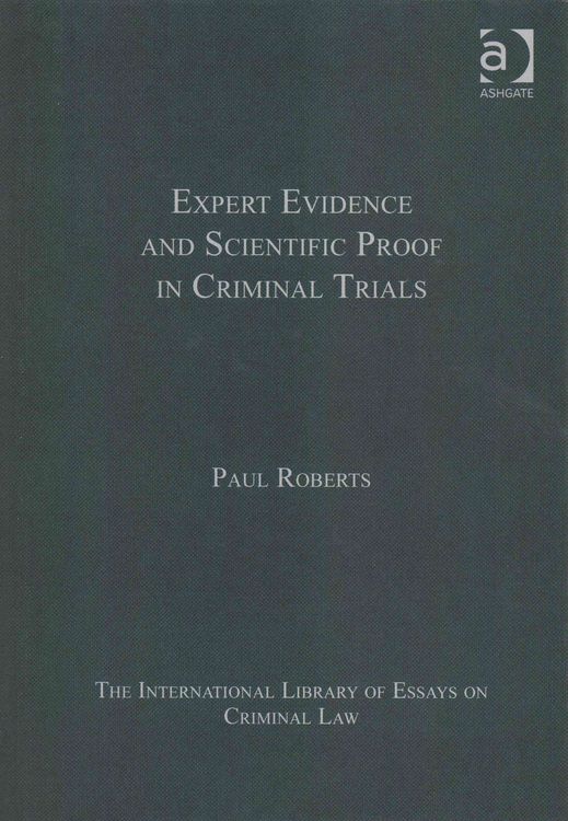 Produktbild: Expert Evidence and Scientific Proof in Criminal Trials