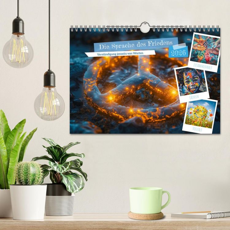 Produktbild: Die Sprache des Friedens (Wandkalender 2026 DIN A4 quer), CALVENDO Monatskalender