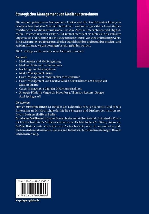 Produktbild: Strategisches Management von Medienunternehmen