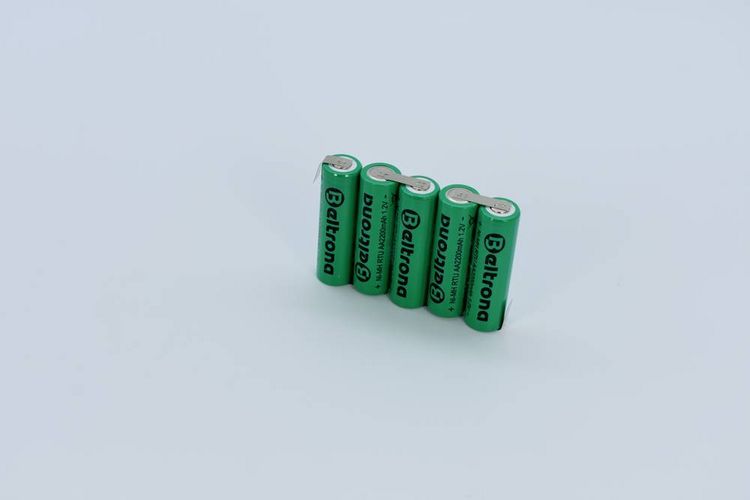 Produktbild: Beltrona RTU5AAZ Akkupack 5x Mignon (AA) Z-L&ouml;tfahne NiMH 6V 2200 mAh