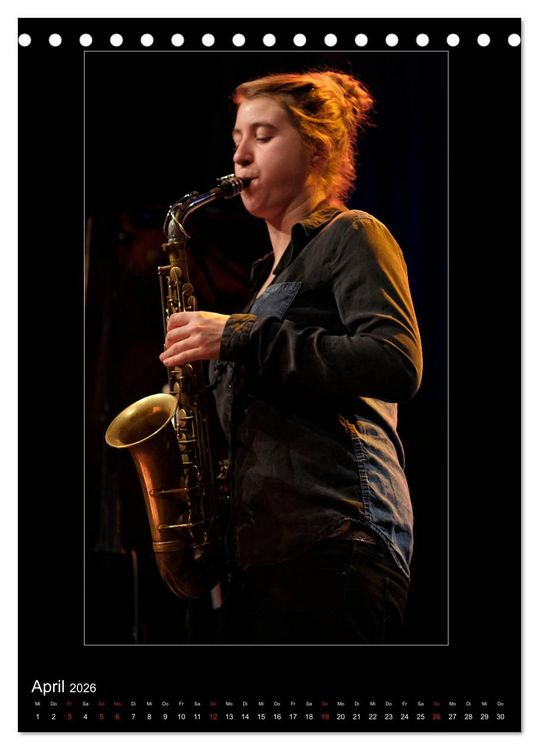 Produktbild: Jazzladys in der alten Schmiede (Tischkalender 2026 DIN A5 hoch), CALVENDO Monatskalender