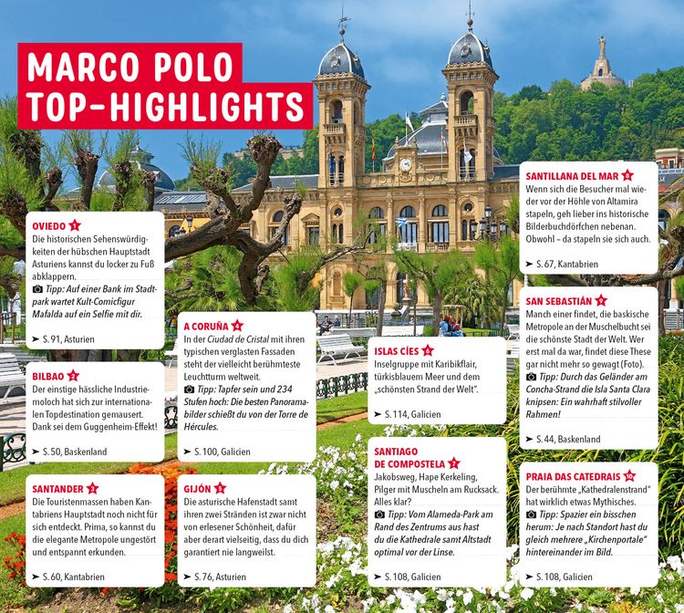 Produktbild: MARCO POLO Reisef&uuml;hrer Nordspanische K&uuml;ste