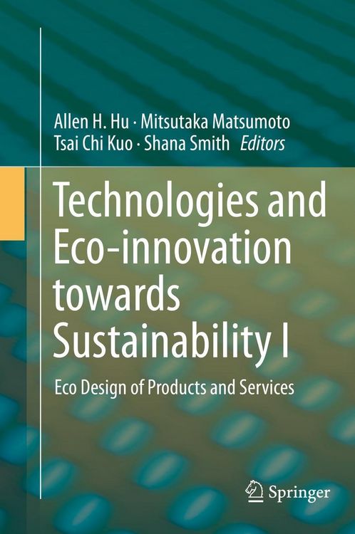 Produktbild: Technologies and Eco-innovation towards Sustainability I