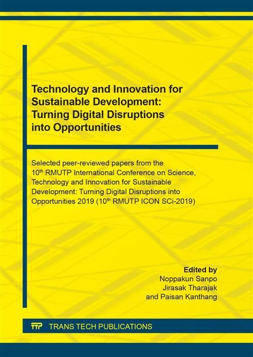 Produktbild: Technology and Innovation for Sustainable Development: Turning Digital Disruptions into Opportunities