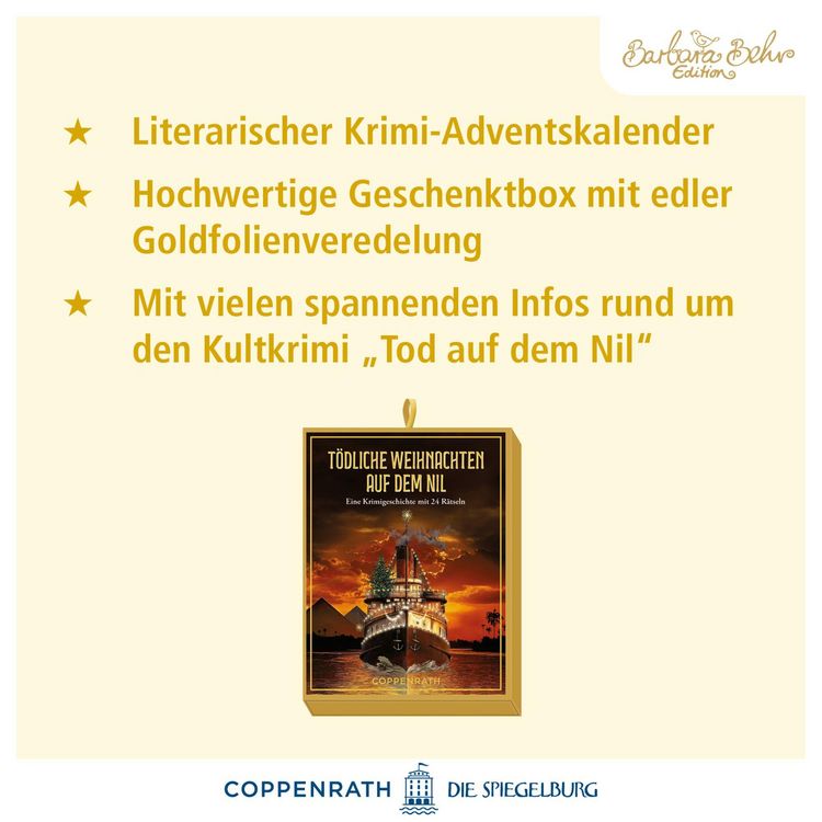 Produktbild: Schachtelspiel - T&ouml;dliche Weihnachten auf dem Nil