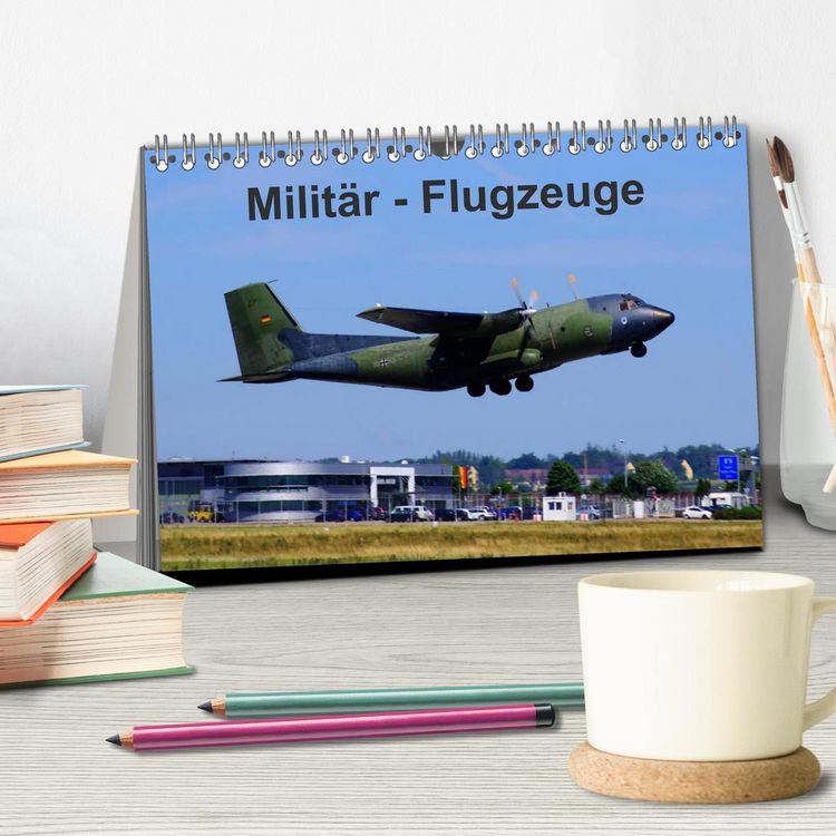 Produktbild: Milit&auml;r - Flugzeuge (Tischkalender 2027 DIN A5 quer), CALVENDO Monatskalender