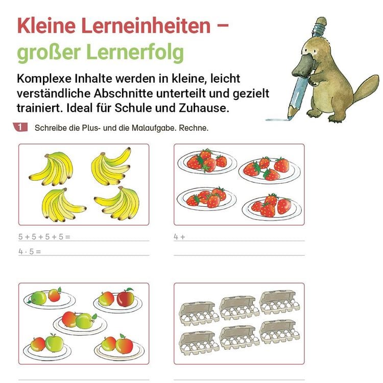 Produktbild: Rechnen mit Rico Schnabel Klasse 2, Heft 2 &ndash; Selbstst&auml;ndig das Multiplizieren und Dividieren trainieren