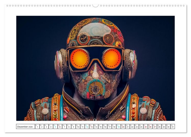 Produktbild: Astronauten Outfits (hochwertiger Premium Wandkalender 2026 DIN A2 quer), Kunstdruck in Hochglanz