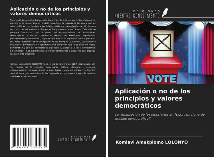 Produktbild: Aplicaci&oacute;n o no de los principios y valores democr&aacute;ticos