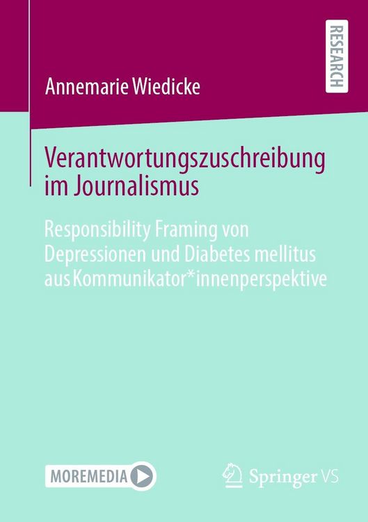 Produktbild: Verantwortungszuschreibung im Journalismus