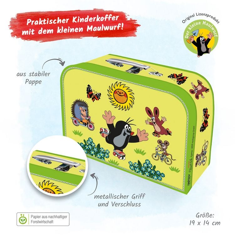 Produktbild: Tr&ouml;tsch Der kleine Maulwurf Kinderkoffer klein