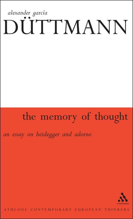Produktbild: The Memory of Thought