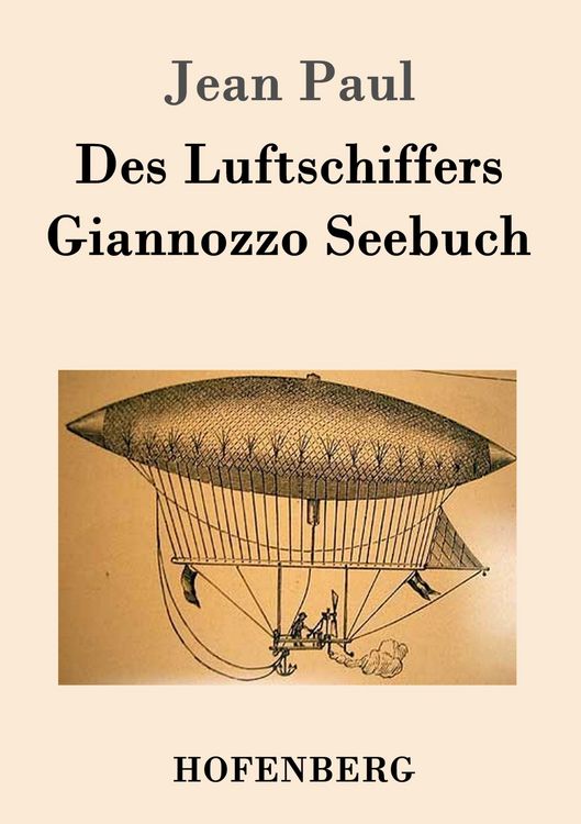 Produktbild: Des Luftschiffers Giannozzo Seebuch