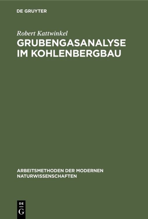 Produktbild: Grubengasanalyse im Kohlenbergbau