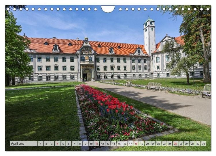Produktbild: Augsburg - Bayerische Weltstadt mit Herz (Wandkalender 2027 DIN A4 quer), CALVENDO Monatskalender