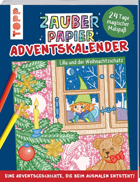 Produktbild: Zauberpapier Adventskalender - Lilla und der Weihnachtsschatz
