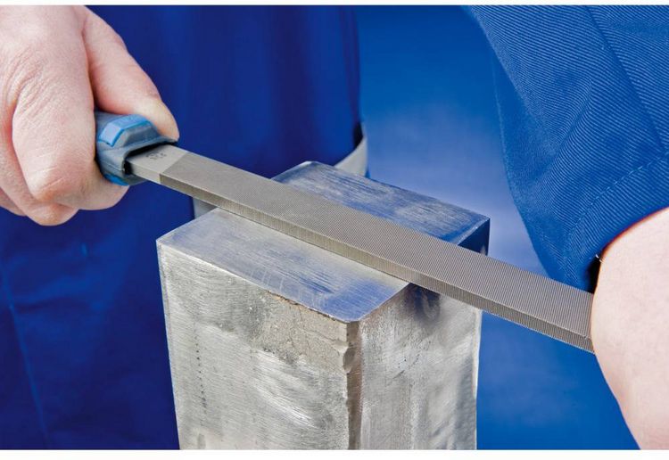 Produktbild: PFERD TOOLS 11210156 Werkstattfeile Flachstumpf Hieb 1 inkl. Ergonomie-Feilenheft L&auml;nge 150 mm 1 St.