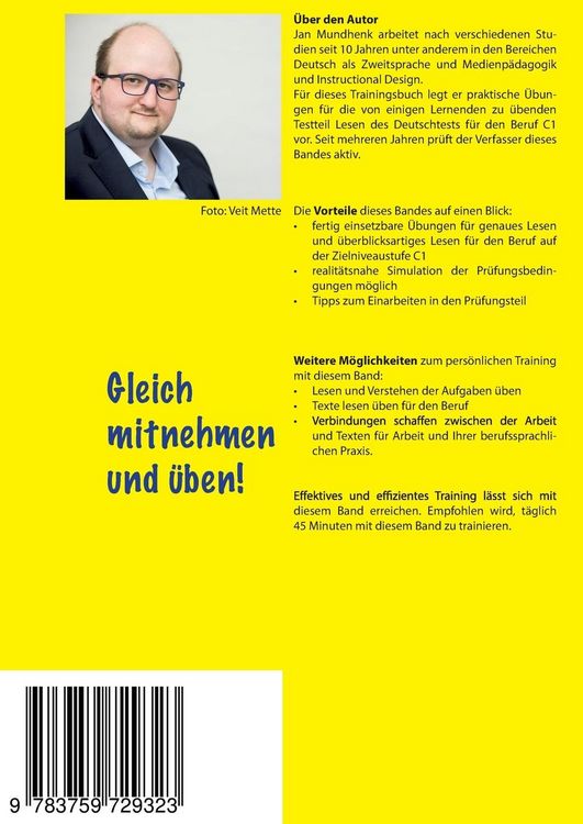 Produktbild: Fit werden f&uuml;r den Deutsch-Test f&uuml;r Berufssprachkurse C1: Lesen Teil 3 und Teil 4