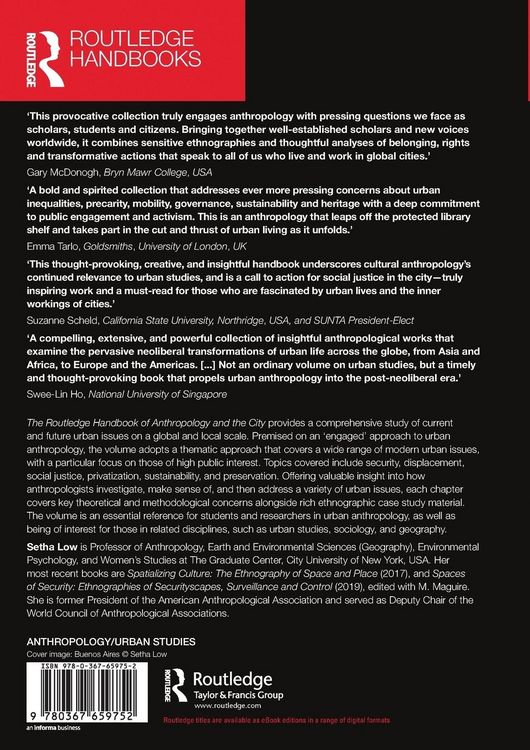 Produktbild: The Routledge Handbook of Anthropology and the City