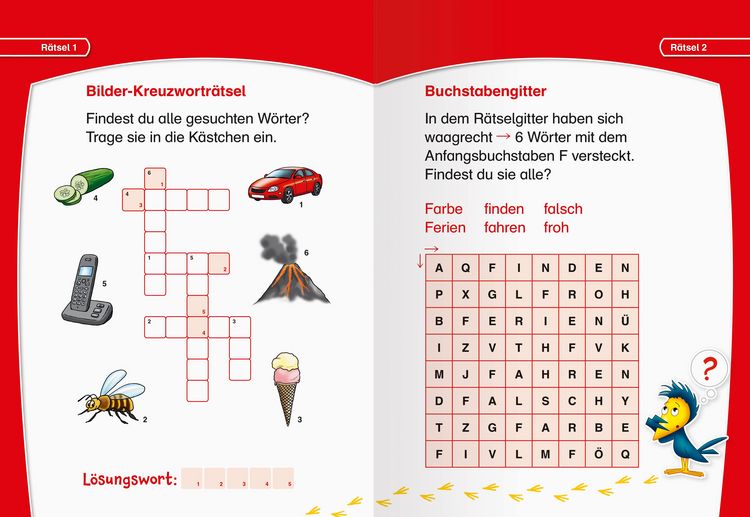Produktbild: Leserabe R&auml;tselspa&szlig; - Kreuzwortr&auml;tsel zum Lesenlernen (1. Lesestufe)