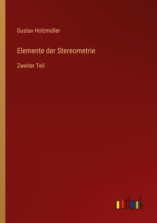 Produktbild: Elemente der Stereometrie