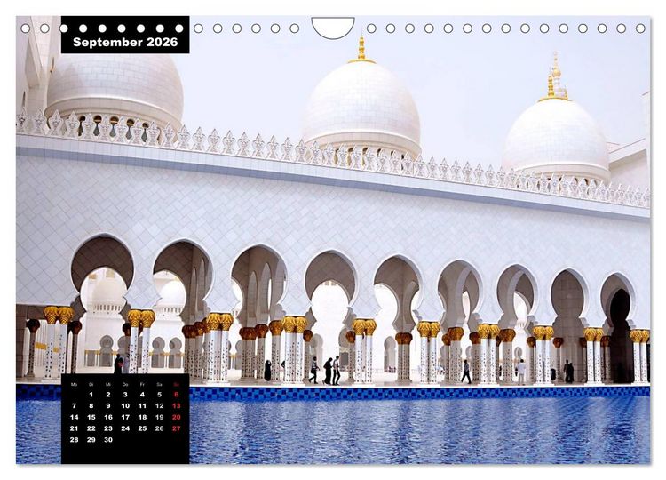 Produktbild: Architektur - Bauwerke mit k&uuml;nstlerischer Gestaltung (Wandkalender 2026 DIN A4 quer), CALVENDO Monatskalender