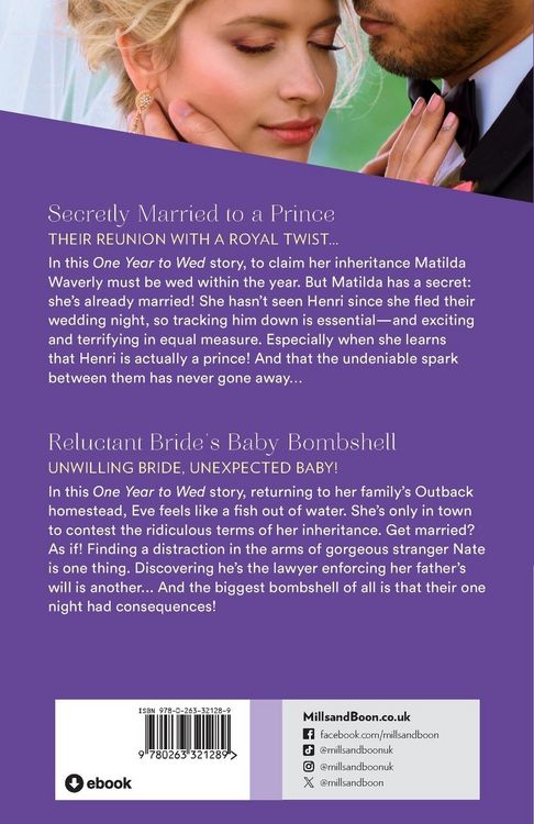 Produktbild: Secretly Married To A Prince / Reluctant Bride's Baby Bombshell