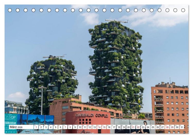 Produktbild: Italien - Mailand (Tischkalender 2026 DIN A5 quer), CALVENDO Monatskalender