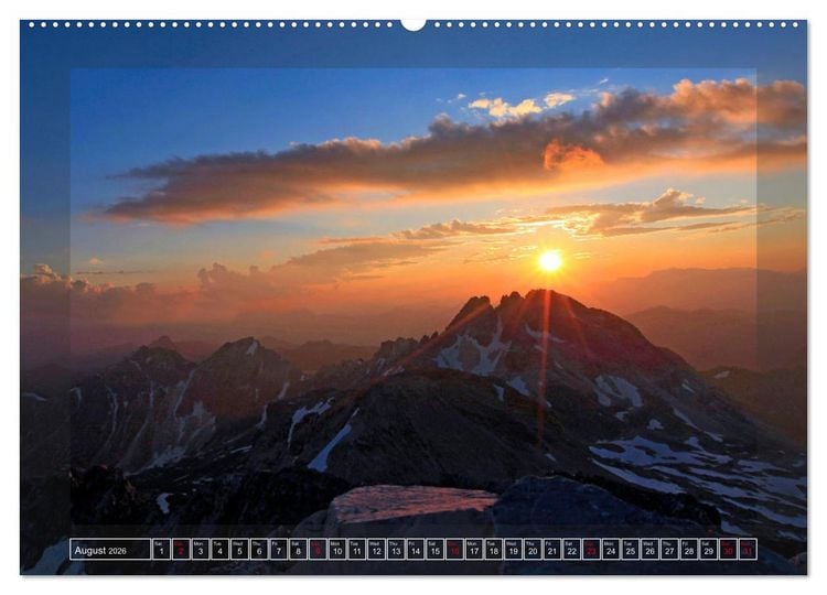 Produktbild: When the sun rises and sets (Wall Calendar 2026 DIN A2 landscape), CALVENDO 12 Month Wall Calendar