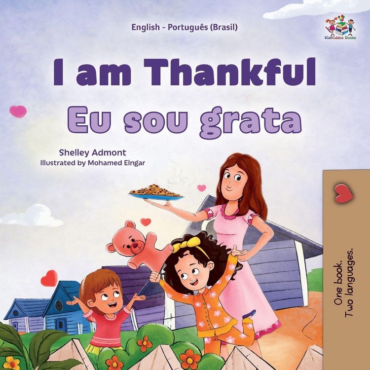 Produktbild: I am Thankful (English Portuguese Brazilian Bilingual Children's Book)