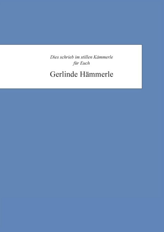 Produktbild: Gerlinde H&auml;mmerle