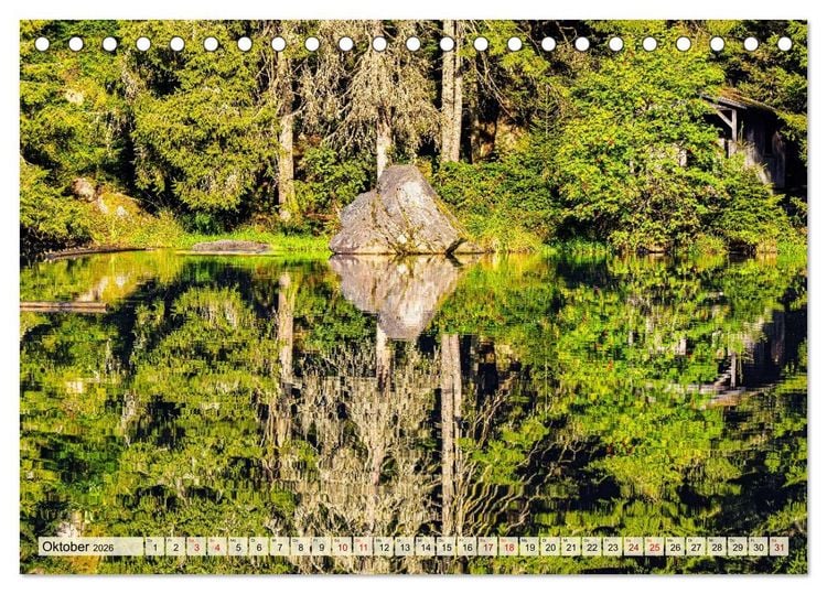 Produktbild: Karseen im Nordschwarzwald (Tischkalender 2026 DIN A5 quer), CALVENDO Monatskalender