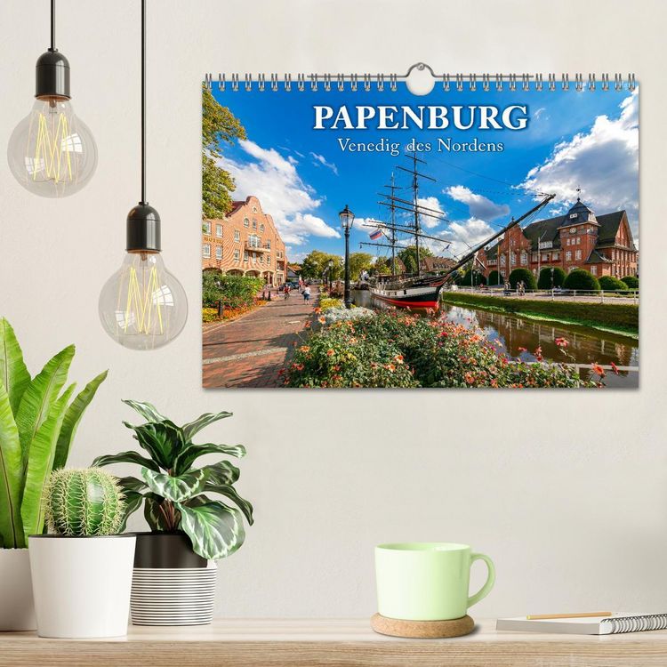 Produktbild: Papenburg - Venedig des Nordens (Wandkalender 2026 DIN A4 quer), CALVENDO Monatskalender