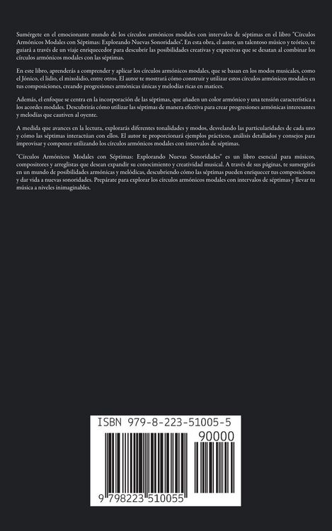 Produktbild: C&iacute;rculos arm&oacute;nicos modales con s&eacute;ptimas