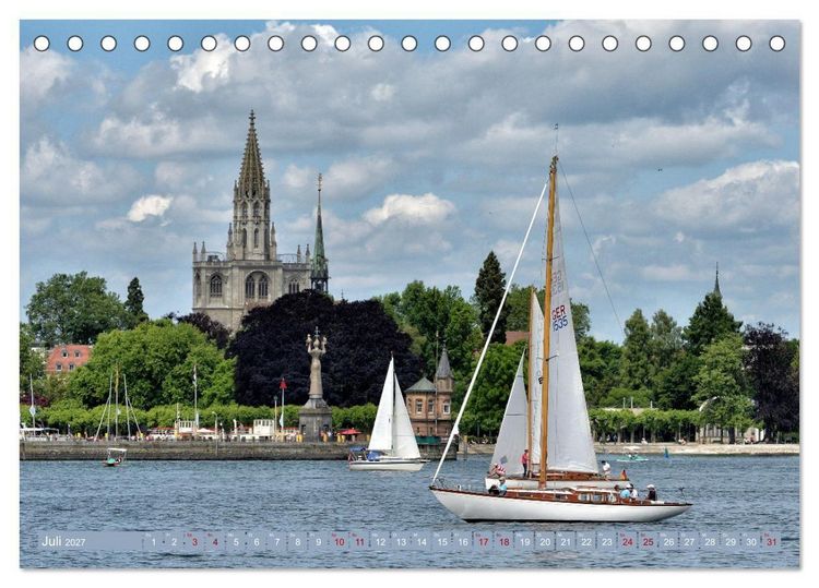 Produktbild: Zauberhafter Westlicher Bodensee (Tischkalender 2027 DIN A5 quer), CALVENDO Monatskalender