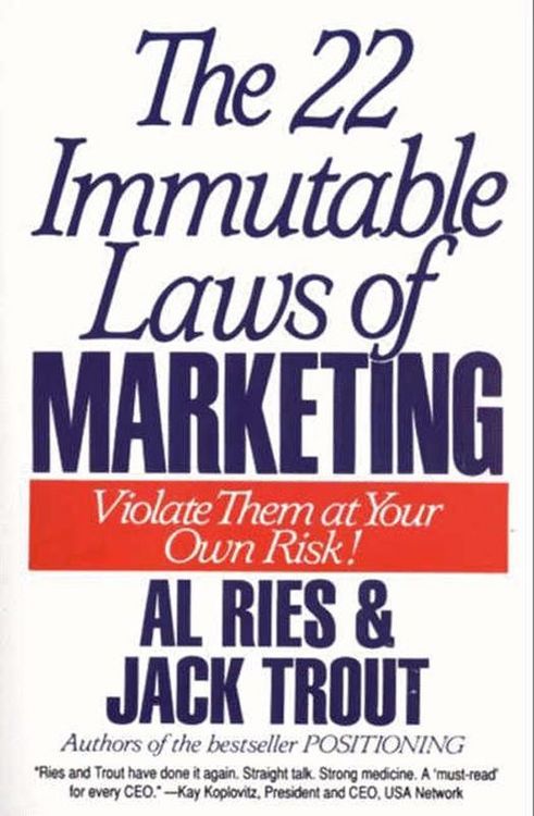 Produktbild: The 22 Immutable Laws of Marketing