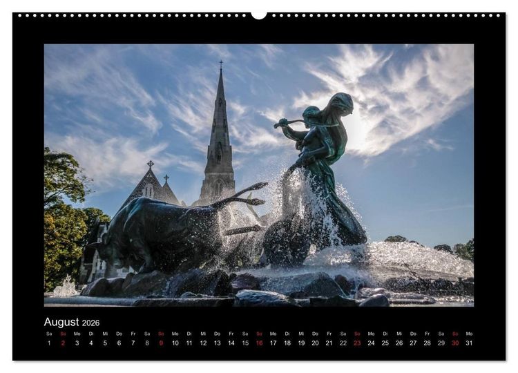 Produktbild: Kopenhagen (Wandkalender 2026 DIN A2 quer), CALVENDO Monatskalender