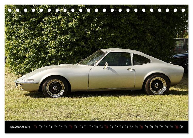 Produktbild: Opel GT Der Kalender (Tischkalender 2026 DIN A5 quer), CALVENDO Monatskalender